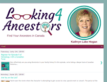 Tablet Screenshot of looking4ancestors.com